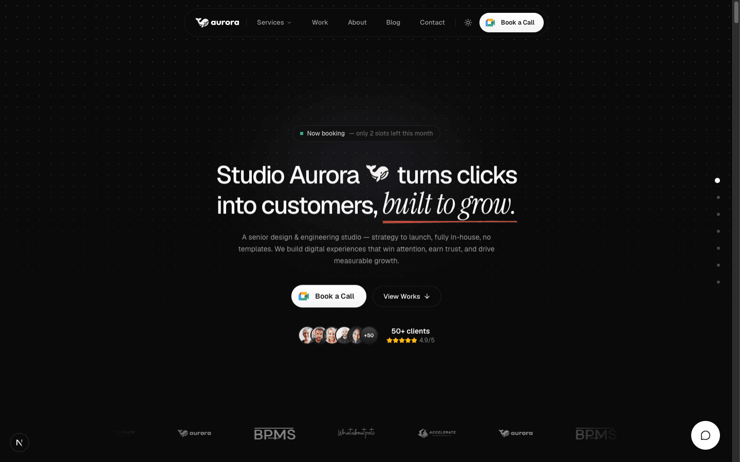 Studio Aurora, Agency Platform